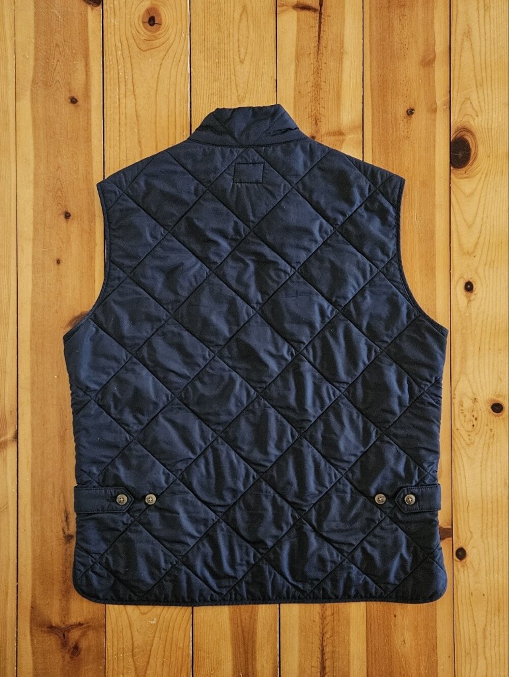 J. Crew Quilted Navy Blue Vest - Picture 4 of 4
